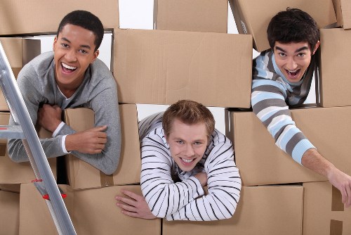 Flat removals team preparing furniture for a Southharrow apartment move