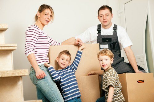 Professional house removals planning in Southharrow with moving boxes and furniture