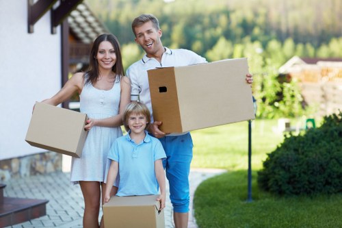 Local movers in Southharrow handling furniture and boxes during a home move
