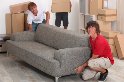 Local Southharrow removals team handling packing and loading for a home move