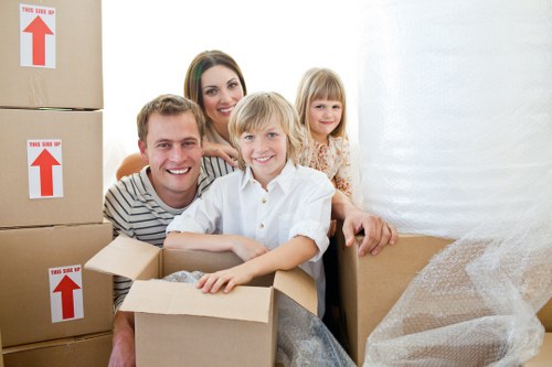 Secure and organized storage facility interior