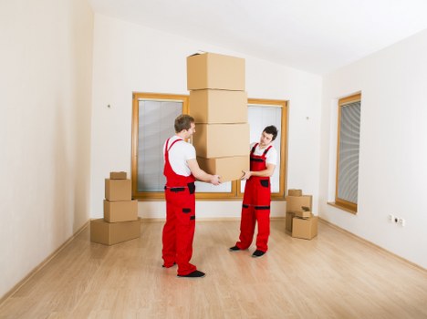 Staff preparing for an organised office relocation in Southharrow